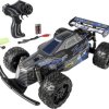 Carson Modellsport Glow Rider niebieski 1:12 Model samochodu RC Elektryczny Buggy 100% RtR 2,4 GHz zawiera akumulator, ł