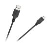 Kabel USB/microUSB 1m czarny CA-101 KPO3874-1