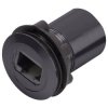 TruComponents 240014 RJsocket Socket, built-in Black