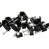 Uchwyt kablowy płaski Flop-6/4mm czarny 100szt. CB-646