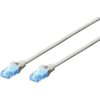 Digitus DK-1511-0025 RJ45 Patch Cable CAT 5e U/UTP 0.25m Grey PVC