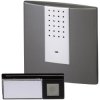 Heidemann 70823 HX Door Bell Set, 200m Range, 8 Melodies, Outdoor Use