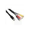 Złącze DIN5 wt/4xRCA gn 0,2m