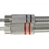 RCA Wtyk CINCH na przewód, metal czarny lub czerwo