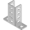 Podstawa ceownika PVC grubość blachy 5,0mm 661307 BAKS