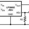 1-A, 10-V, adjustable low-dropout voltage regulator with enable