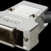 165X17569XE D-sub cap for 15-pin D-sub, metal, side