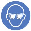 SafetyMarking 21.A7005 Mandatory Sign Eye Protection ISO 7010 Diameter100mm