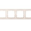 Berker B.Kwadrat Ramka Poczwórna Kremowa 5310148982