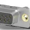 D-Sub socket, 9 pole, standard, equipped, angled, solder pin, 5-106505-2