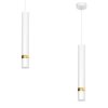 Lampa wisząca JOKER WHITE/GOLD 1xGU10 MLP6081 Milagro