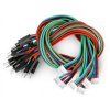 Gravity - zestaw przewodów połączeniowych I2C/UART - 4-pinowy wtyk męski PH2.0 - 30cm - 10szt. - DFRobot FIT0898