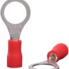 Insulated ring cable lug, 0.5-1.5 mm², 8.5 mm, M8, red, 22C444