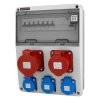 Rozdzielnica budowlana 32A 16A CEE 3x230V JUN-S/FI zabezpieczona erbetka IP54 DOKTORVOLT DV-0294-F