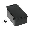 1591LF2BK Hammond Multipurpose Black FRABS Enclosure Flanged Base 85 x 56 x 39mm