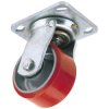 Draper 65526 125mm Dia Swivel Plate Fixing Polyurethane Wheel - S.w.l 300kg