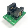 Adapter SSOP16 / TSSOP16 (R=0,65mm / W=200mils) -->DIL16 (R=2,54mm / W=300mils) Open Top ZIF