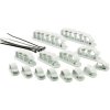 TruComponents 41057 Cable mount Self-adhesive Clear 19pcs