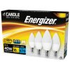 Energizer® S14330 LED SES (E14) Opal Candle Non-Dim Bulb Warm Whi 470lm 5.2W Pk4