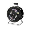 Przedłużacz Bębnowy 4-Gniazdowy ,Ip44, Czarny, 3X1,5Mm, 20M Horoz Electric