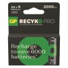 4 x akumulatorki AA / R6 GP ReCyko Pro Ni-MH 2000 mAh