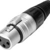 Złącze kablowe XLR, żeńskie, 3-Pin Hicon HI-X3CF