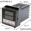 Sterownik temp. REX; PT100; K; J; inne; PRK + 1 AL