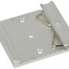 Uchwyt mocujący na szynie DIN TS35; DRP03; 45mm; aluminium; szary; MeanWell