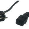 Przewód Zasilający Cee7 Iec C19 - Posac-C19-Eul30 Czarny 3M