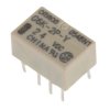 Przekaźnik sygnału, 24 V dc, 1 A, DPDT, Do montażu na płytce drukowanej, Omron HFD4