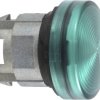 Schneider Electric ZB4BV033S ZB4BV033S Element czołowy dla lampki sygnalizacyjnej. prążkowana soczewka (Ø) 22 mm zielony