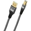 Oehlbach D1C9376 USB cable USB 2.0 USB-A plug, USB-B plug 3 m Anthracite