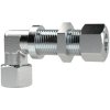 Angle Schott fitting, L 85 mm, 400 bar, steel, galvanized, for pipe systems, 159242