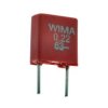 Kondensator; poliestrowy; MKT; 220nF; 63V DC/40V AC; MKS2; MKS2C032201B00JSSD; 5%; 3x7,2x7,5mm; 5mm; luzem; -55...+100°C; Wima;