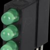 18828881 LED component, green, 3 mm, 20 mcd, 60°