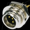 RT4MP TINY xlr panel connector, 4-pin, wall thicknesses of up to 6 mm