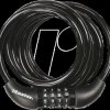 8221EURDPRO Bicycle - Spiral cable lock, Ø 8 mm, 180 cm, combination lock