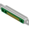 D-Sub socket, 25 pole, 25W3, equipped, straight, solder cup, 3025W3SAM99A10X