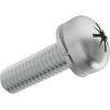 Combination screw, PZ cross slot, M2.5, Ø 5 mm, 6 mm, steel, galvanized, ISO 7045, 081.58.222