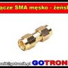Złącze SMA wtyk męsko - żeński