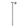 Fischer 670225 Power-Fast II Wkręt z łbem płaskim 4 mm 50 mm Krzyżakowy PZ stal cynkowany galwanicznie 75 szt.