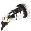 Przełącznik obrotowy kluczykowy 3-pozycyjny wycięcie: 30mm Zatrzask IP66 Schneider Electric przycisków: 2 klucz: 455