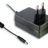 Zasilacz Impulsowy, Sieciowy,Wtykowy, 18Vdc, 2A, 36W, Wyj: 5,5/2,1 Gsm36e18-P1j