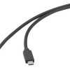 Renkforce Kabel USB USB 3.2 Gen2x2 20 GBit/s Złącze męskie USB-C®, Złącze męskie USB-C® 1.00 m czarny 4K UHD RF-6830468