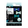 Chibitronics TechnoChic DIY Blinky Bow Ties Kit - Blue / White / Teal