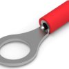 Insulated ring cable lug, 0.26-1.65 mm², AWG 22 to 16, 8.33 mm, M8, red, 34151