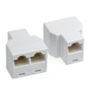 Rozgałęźnik telefoniczny 8p8c RJ45 gniazdo - 2x gniazdo