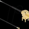 12032 Antenna cable, RP-SMA 90° PCB socket / MHF® 4L plug