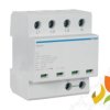 Ogranicznik przepięć Typ 1+2 (B+C) 4P 12,5kA 1,5kV kombinowany SPD TN-S/TT SPA401 HAGER