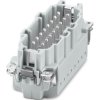 Pin contact insert, 16B, 16 pole, push-in, with PE contact, 1350015